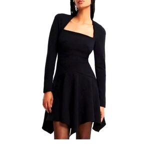 BCBG MAXAZRIA CILLIAN HANDKERCHIEF MINI DRESS SIZE 4